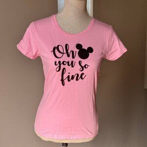 Stretchy Custom Cotton Mikey Mouse Women T-shirt - Size small